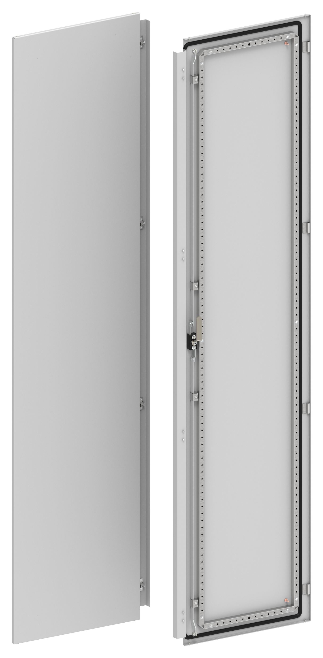 FORMAT Дверь металлическая двустворчатая (створка 2) 2200х500мм IEK