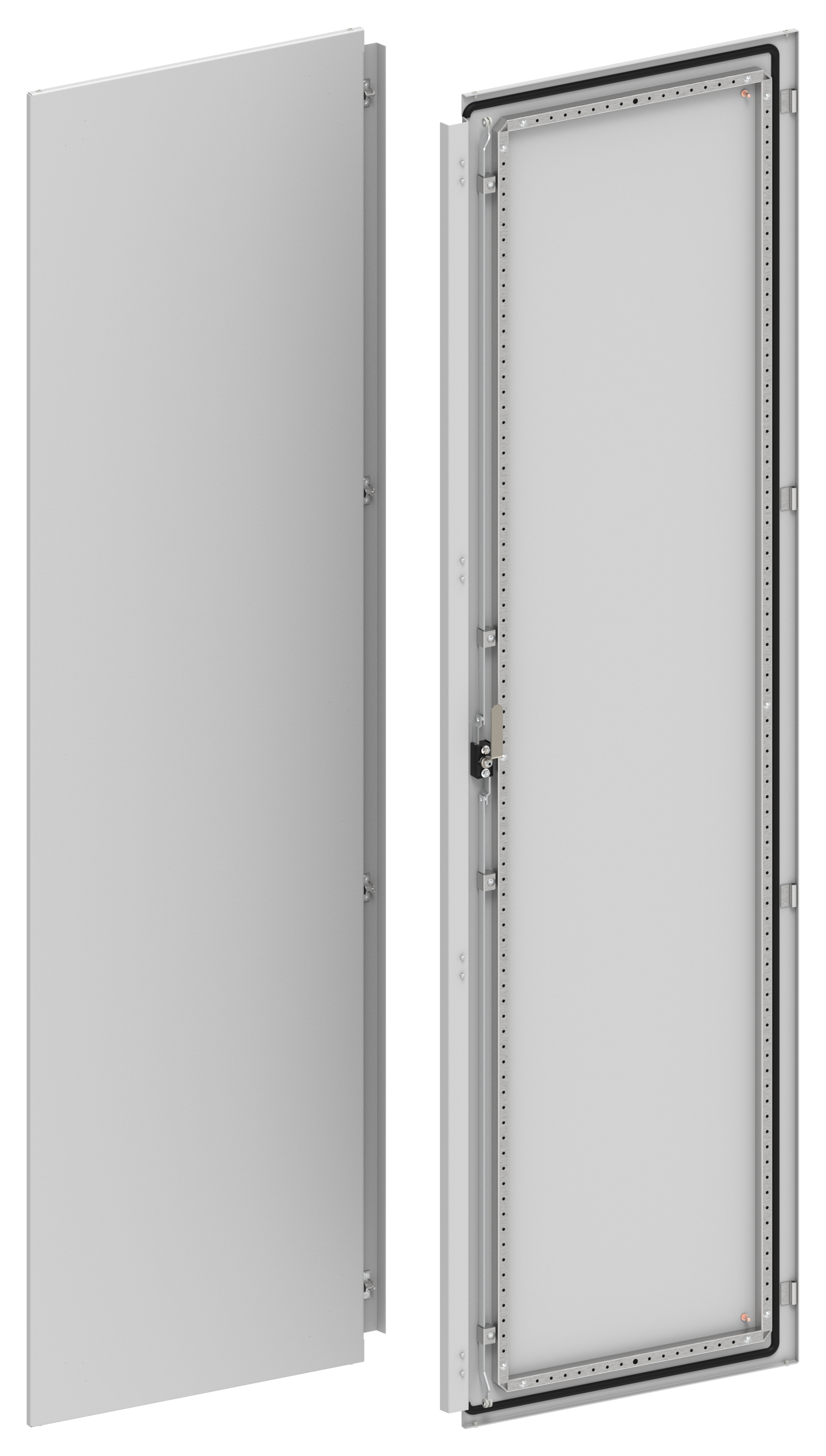 FORMAT Дверь металлическая двустворчатая (створка 2) 2200х600мм IEK