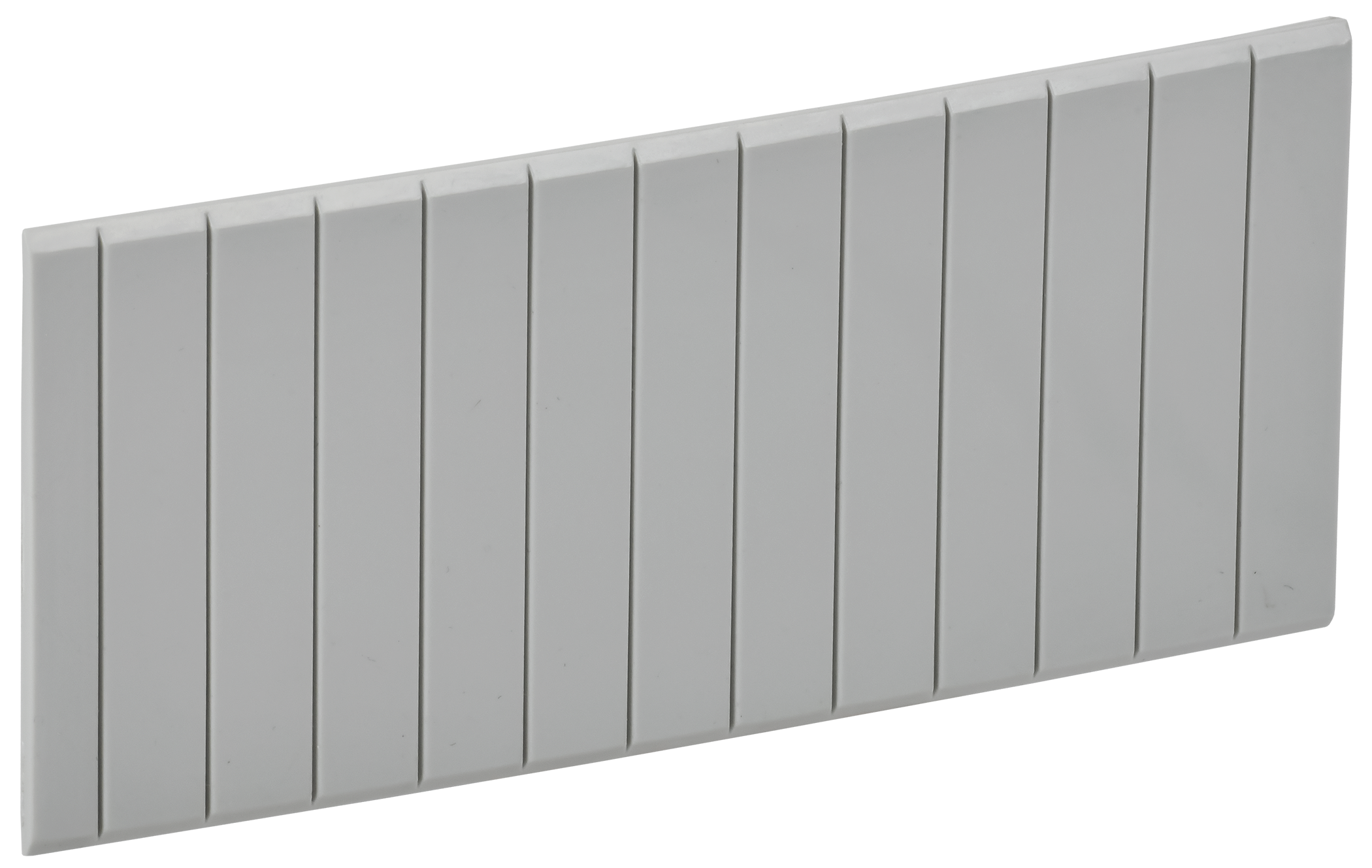 Заглушка 6 модулей серая IEK