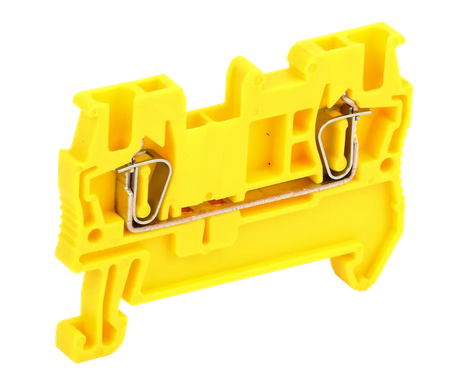 Клемма пружинная КПИ 2в-1,5 17,5А желтый