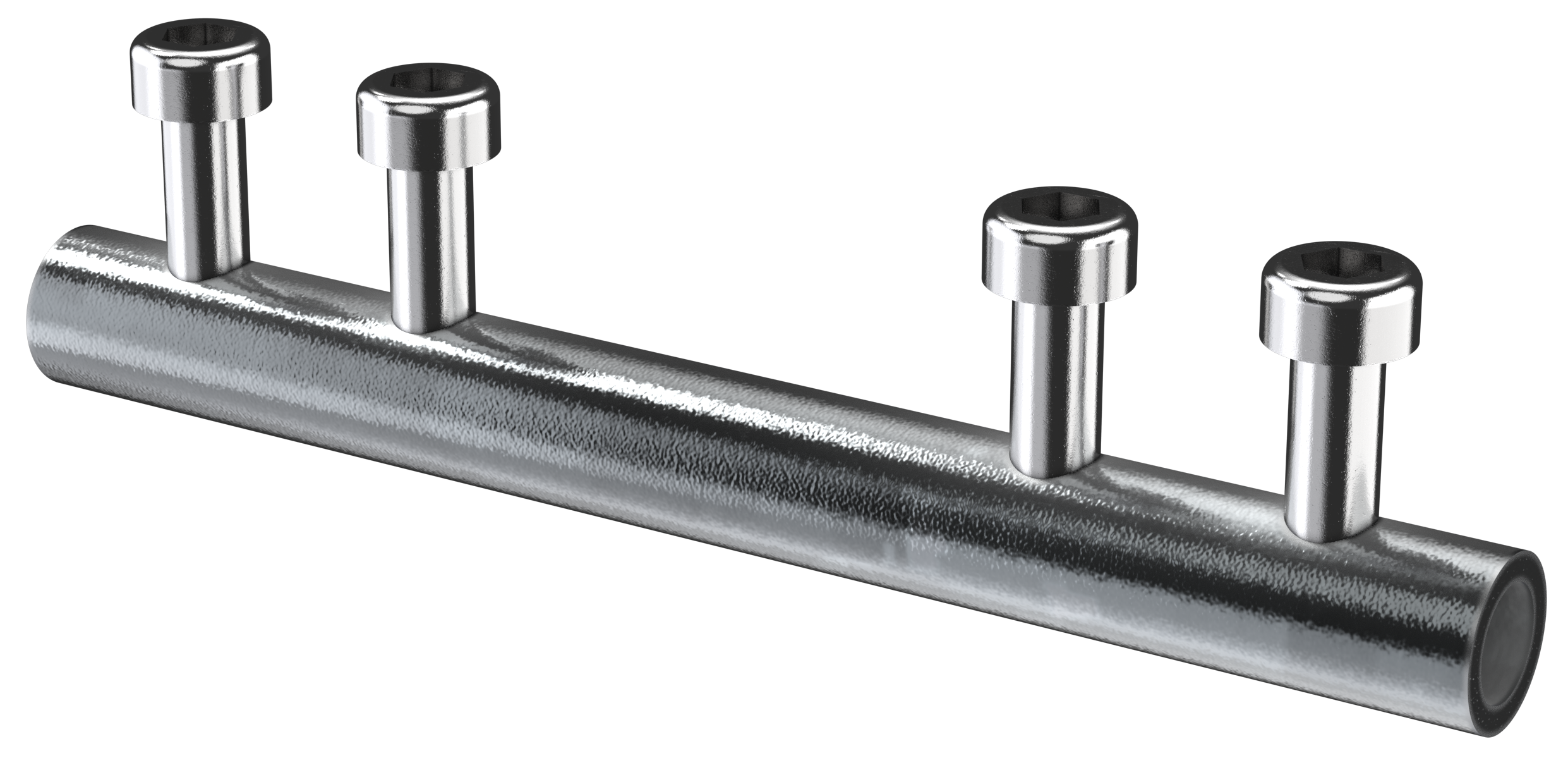 Зажим соединительный прямой пруток-пруток 8-10 мм оцинкованная сталь