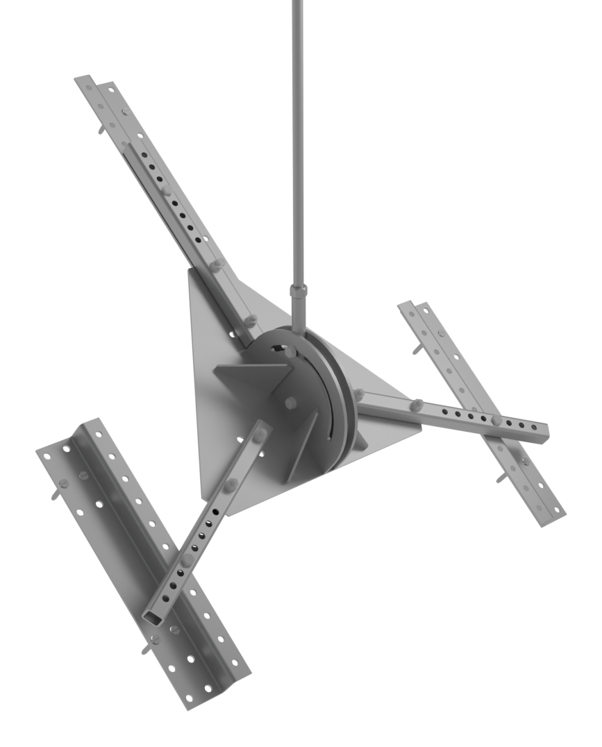 Молниеприемник L 3м без основания для скатной кровли