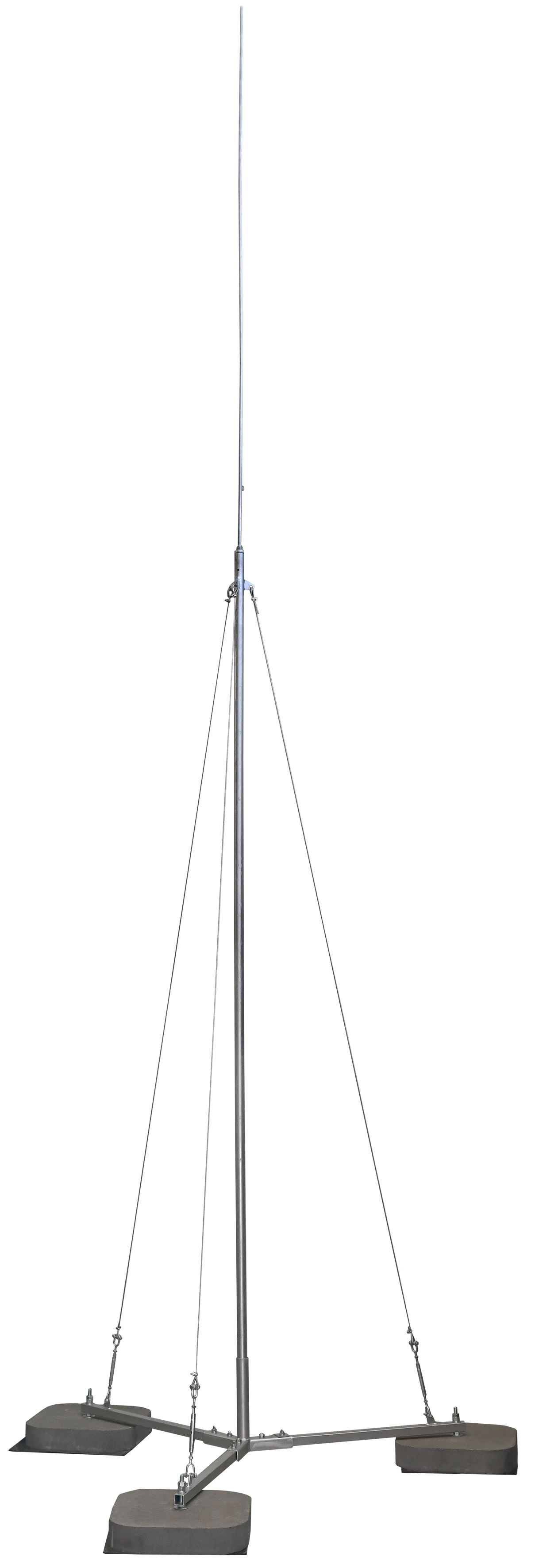 Комплект молниеприемника 5м с бетонным основанием тренога
