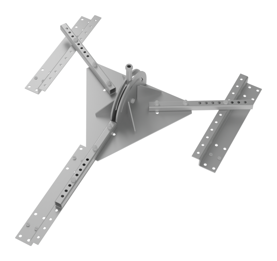 Основание для молниеприемника скатной кровли оцинкованная сталь