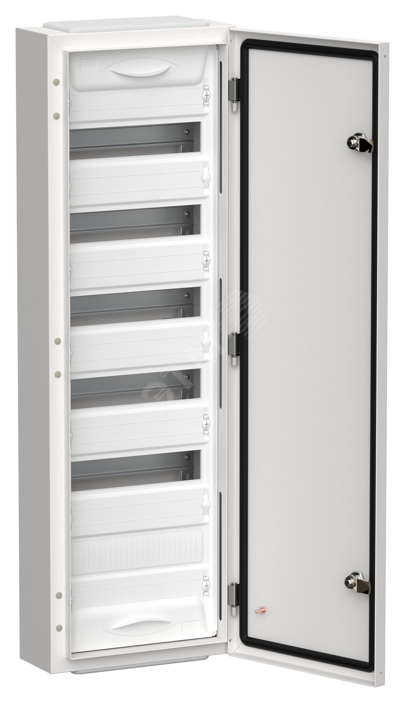 Изображение товара TITAN 5 Корпус металлический ЩРн-72 (1х72) 960х310х140мм IP54 белый (одна дверь) (шт)