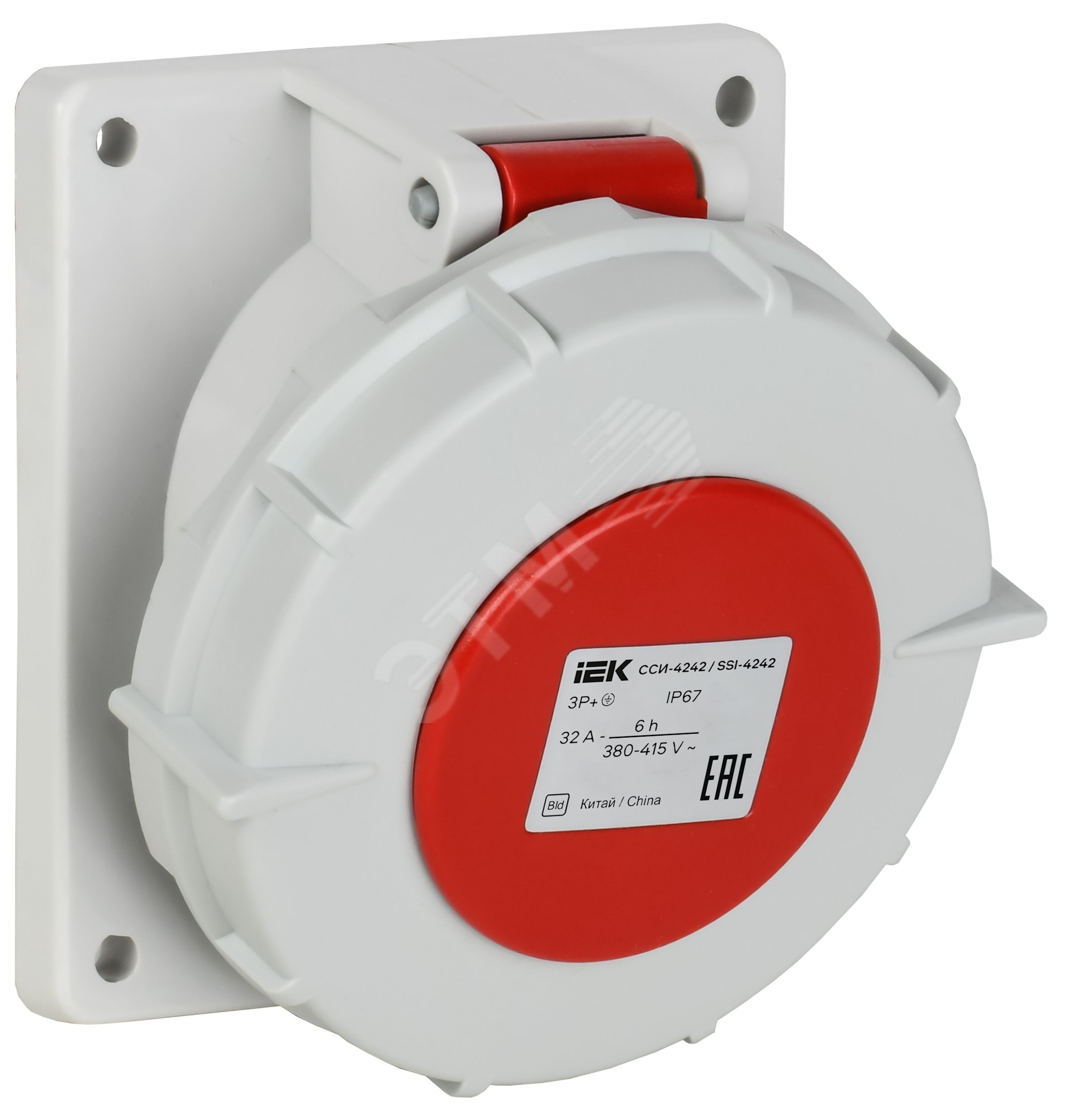 Изображение товара Розетка силовая IEK ССИ-4242 32А 380В IP67