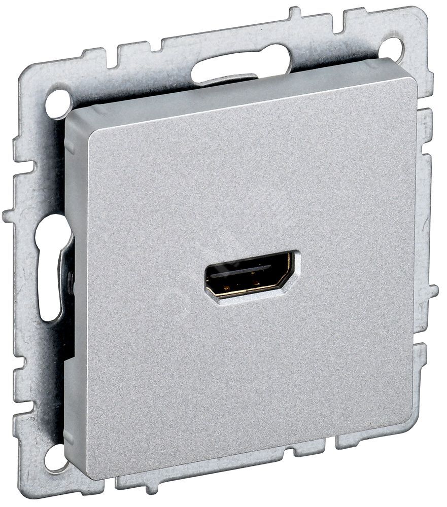 Изображение товара BRITE Розетка HDMI РHDMI-0-БрА алюминий (шт) Изображение товара BRITE Розетка HDMI РHDMI-0-БрА алюминий (шт)