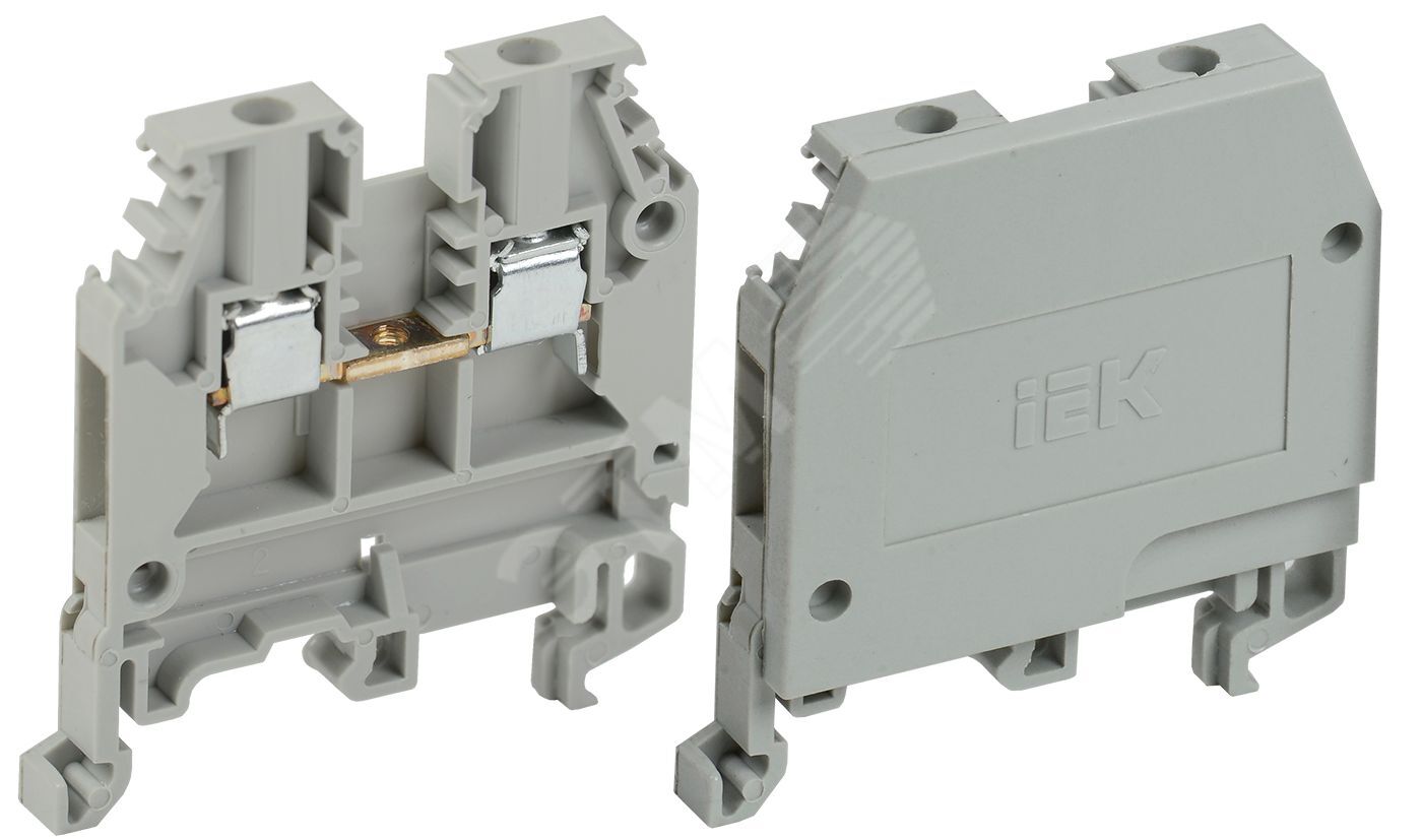 Зажим наборный ЗНИ-2,5мм2 (JXB24А) серый