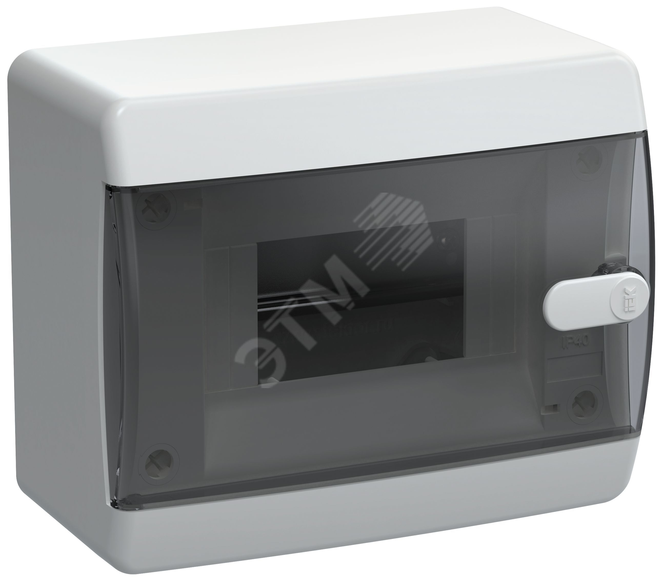 Изображение товара UNION Compact Корпус пластиковый ЩРН-П-6 IP41 черная прозрачная дверь (шт) Изображение товара UNION Compact Корпус пластиковый ЩРН-П-6 IP41 черная прозрачная дверь (шт)
