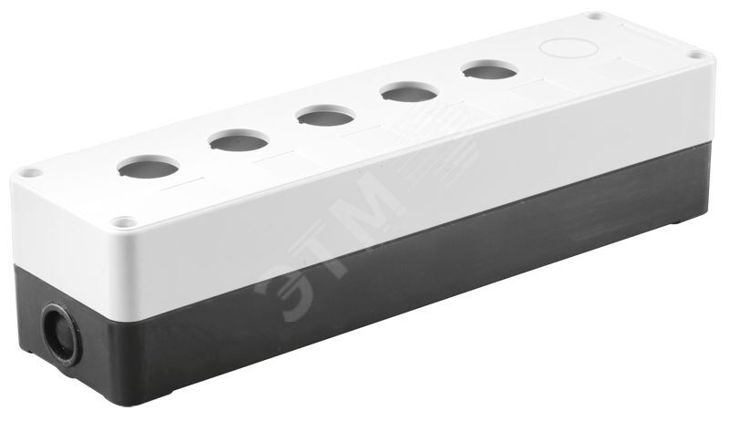 Корпус поста КП105(6) для кнопок управления 5(6) мест белый