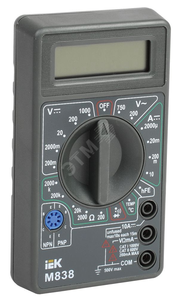 Мультиметр цифровой UNIVERSAL M838