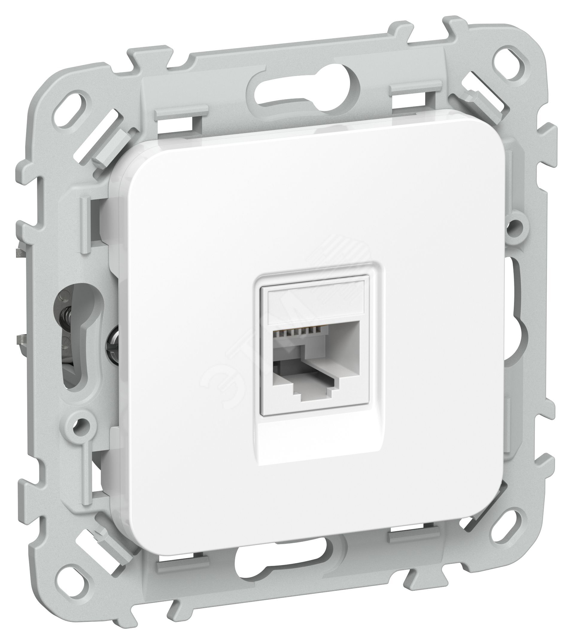 Изображение товара FLITE Розетка компьютерная RJ45 категория 5Е UTP РК5е-1-0-ФлБ белый (шт) Изображение товара FLITE Розетка компьютерная RJ45 категория 5Е UTP РК5е-1-0-ФлБ белый (шт)