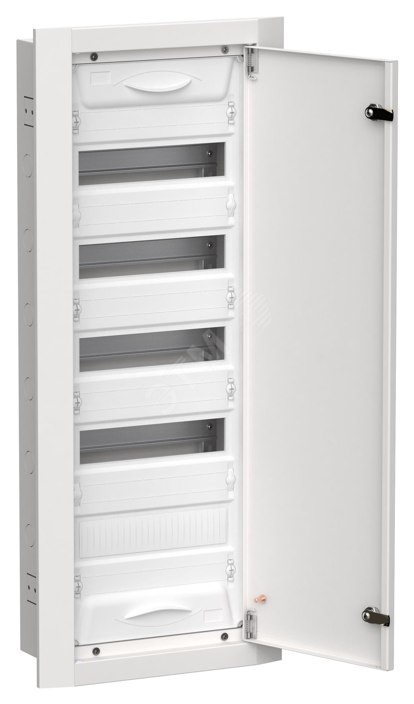 Изображение товара Корпус металлический ЩРв-60 (1х60) 880х365х130мм IP31 белый (одна дверь) TITAN 5 (шт) Изображение товара Корпус металлический ЩРв-60 (1х60) 880х365х130мм IP31 белый (одна дверь) TITAN 5 (шт)