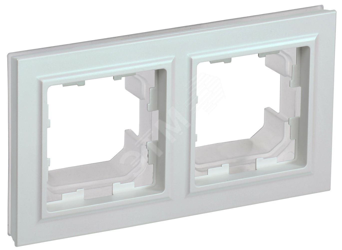 BRITE Рамка 2-местная IP44 РУ-2-БрЖ-44 жемчуг