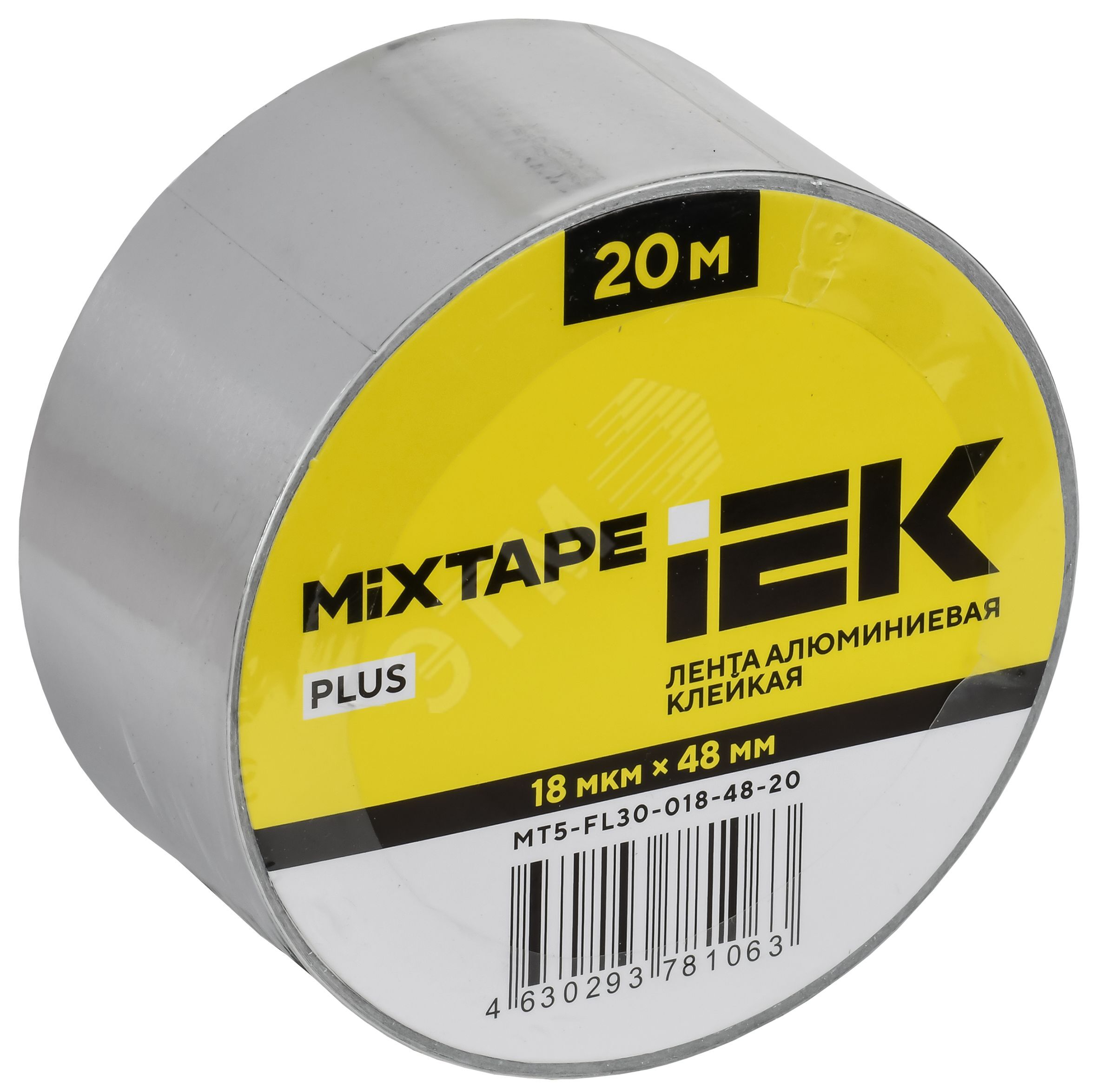 Изображение товара MIXTAPE PLUS Лента алюминиевая клейкая 18мкм 48ммх20м IEK (шт) Изображение товара MIXTAPE PLUS Лента алюминиевая клейкая 18мкм 48ммх20м IEK (шт)