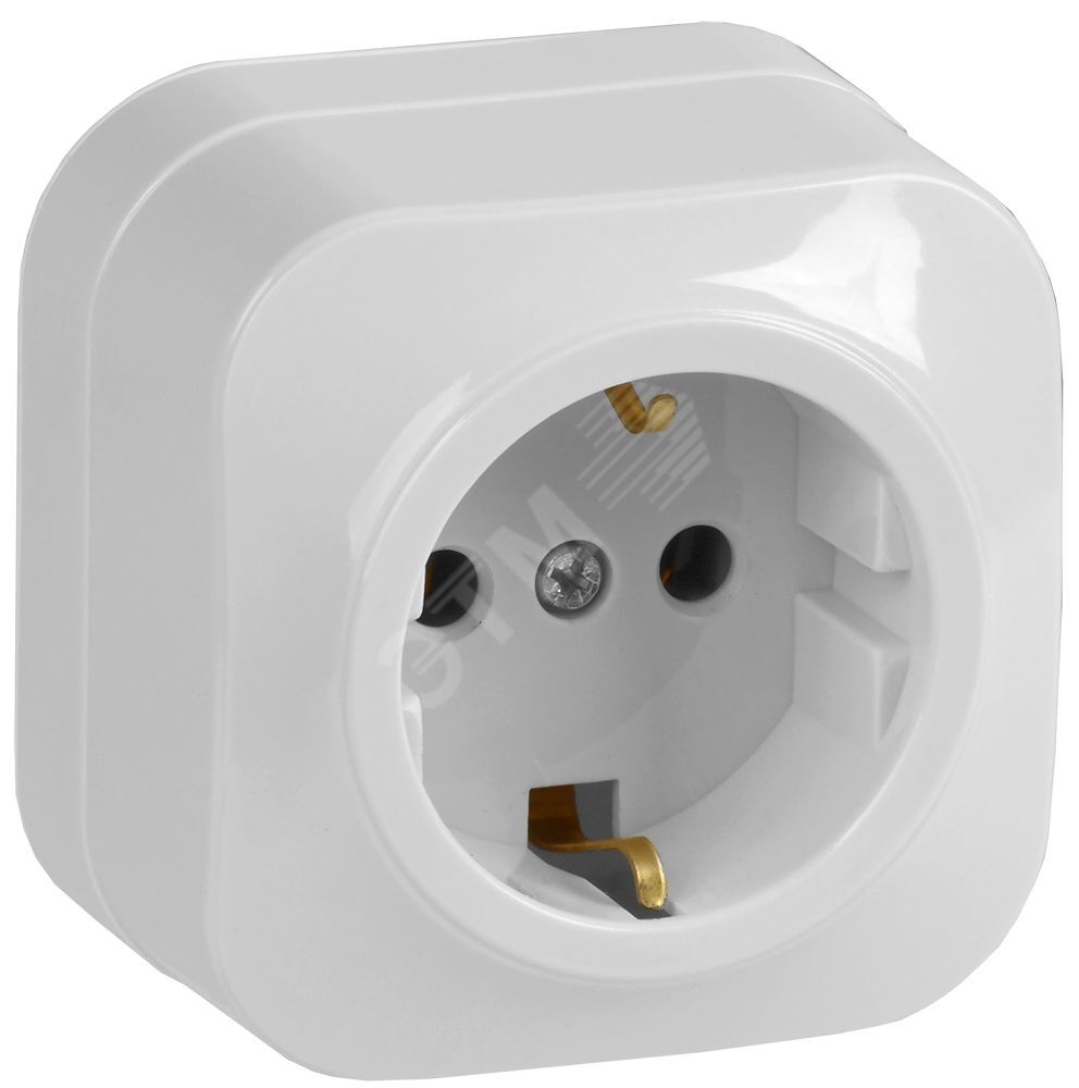 Изображение товара Розетка Glory IEK ERH11-K01-16 250 В 16 А белая