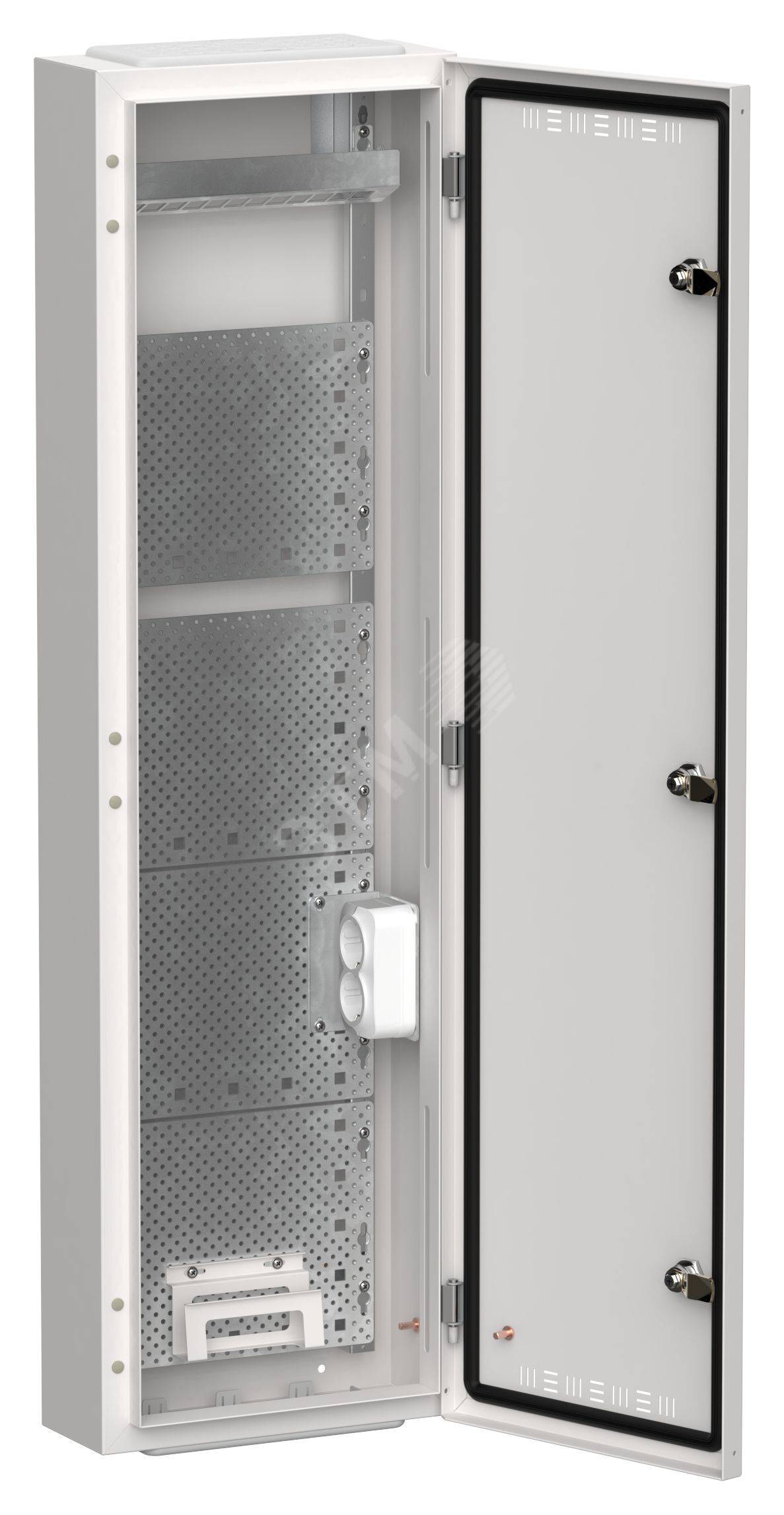 Изображение товара Корпус мультимедиа IEK TITAN 5 ЩРн-84 белый 1085х310х140 мм Изображение товара Корпус мультимедиа IEK TITAN 5 ЩРн-84 белый 1085х310х140 мм