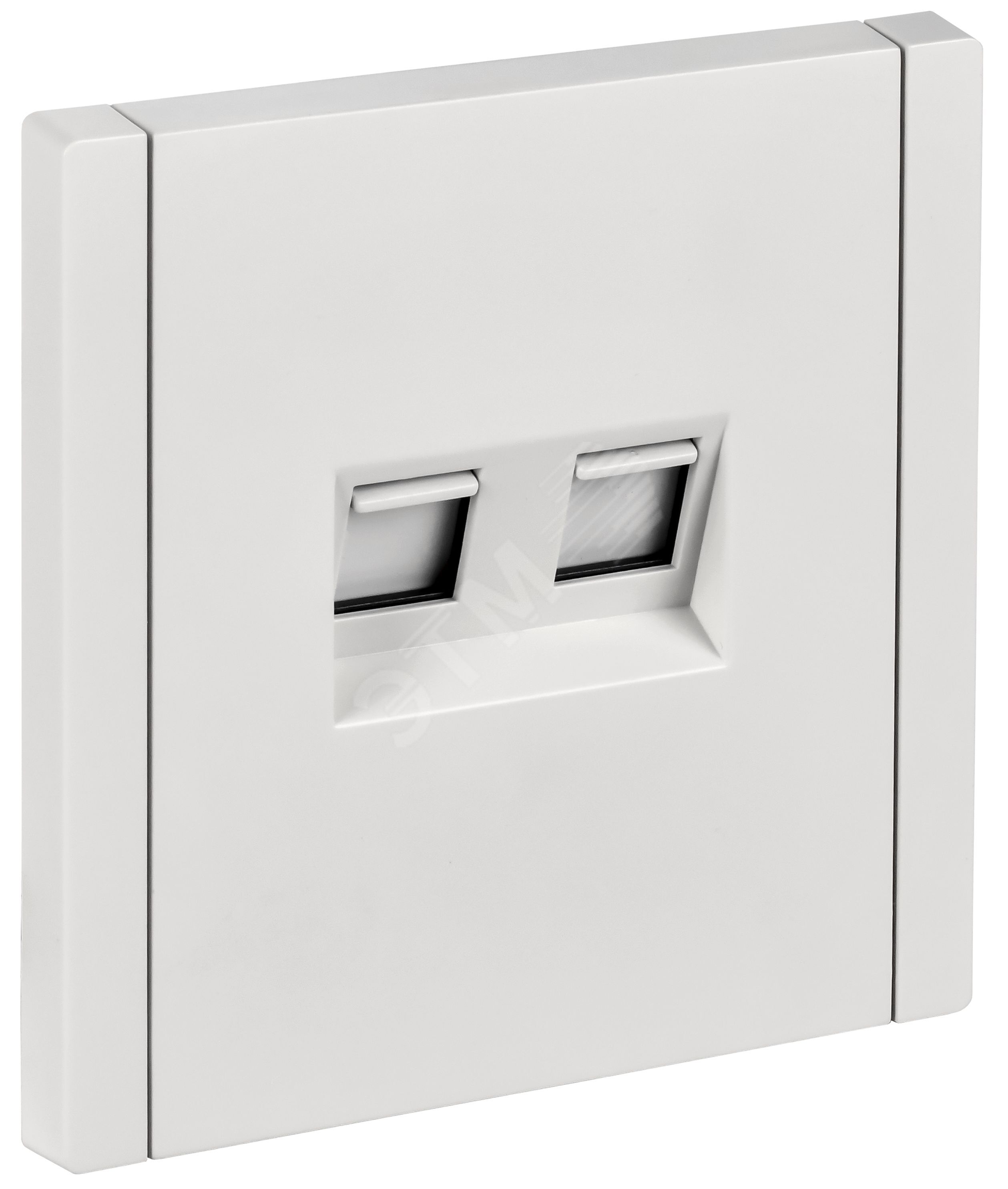 FORTE&PIANO Розетка компьютерная двойная RJ45 кат.5E FP233 белый