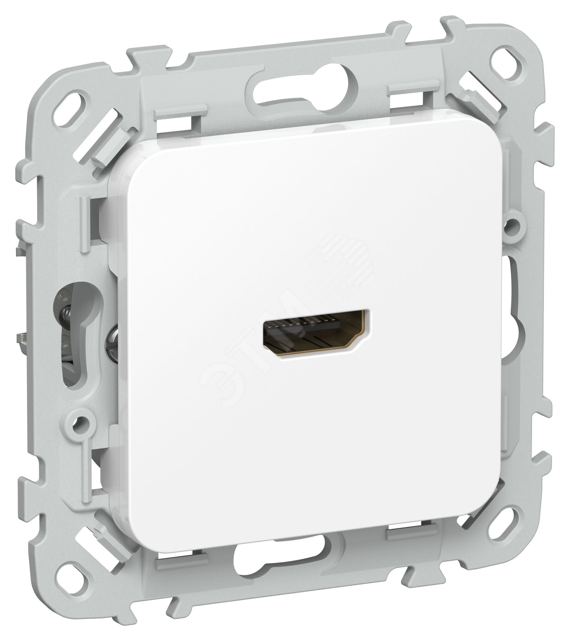Изображение товара Розетка HDMI IEK серия FLITE белая, скрытый монтаж,IP20