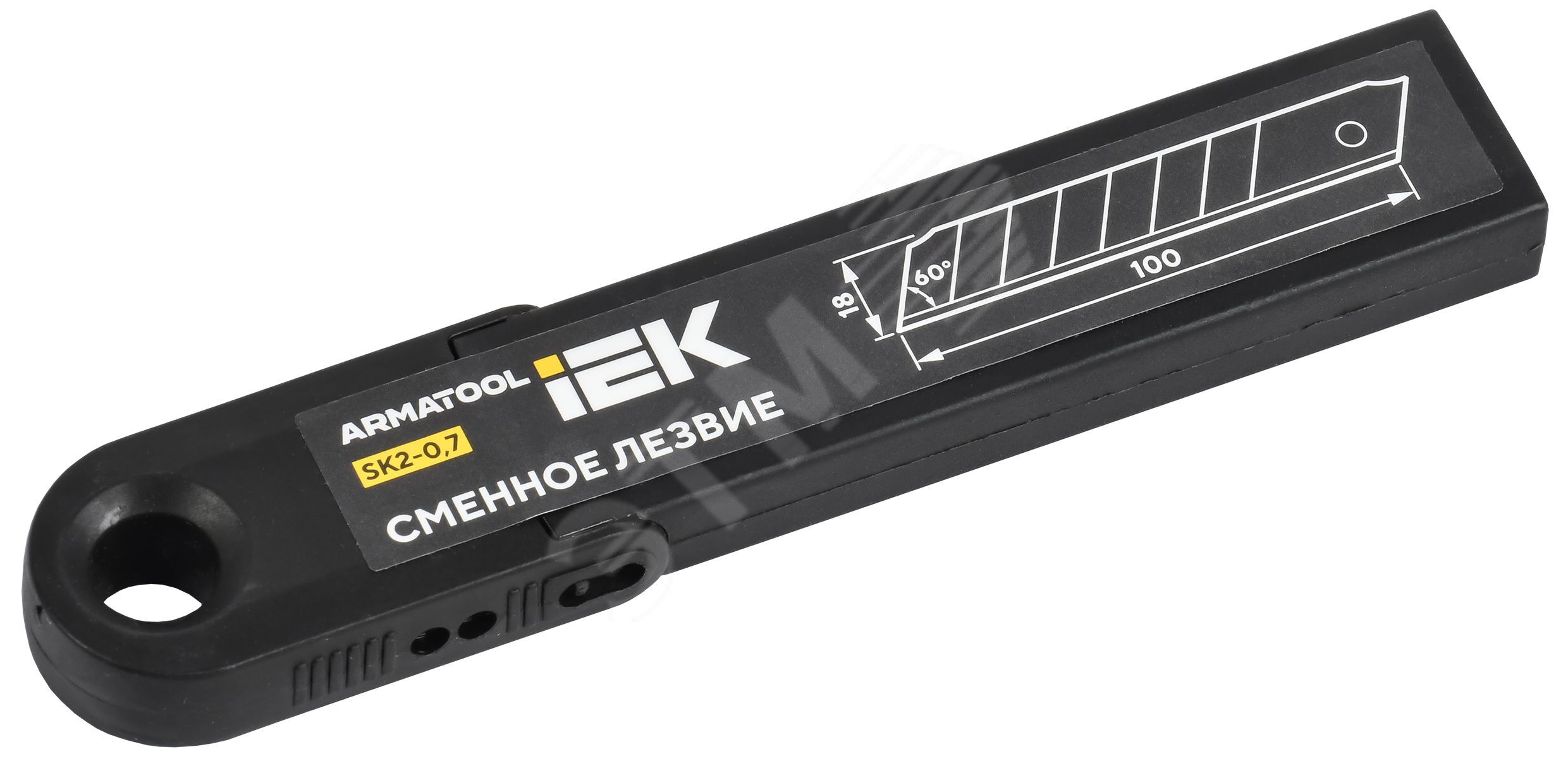 Изображение товара Сменное лезвие ARMATOOL 60 градусов 18х100 мм для резки Изображение товара Сменное лезвие ARMATOOL 60 градусов 18х100 мм для резки
