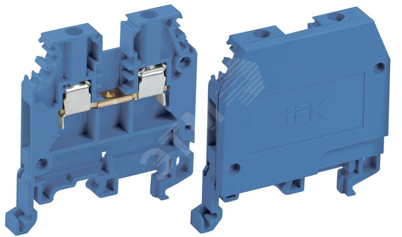 Зажим наборный ЗНИ-2,5мм2 (JXB24А) синий