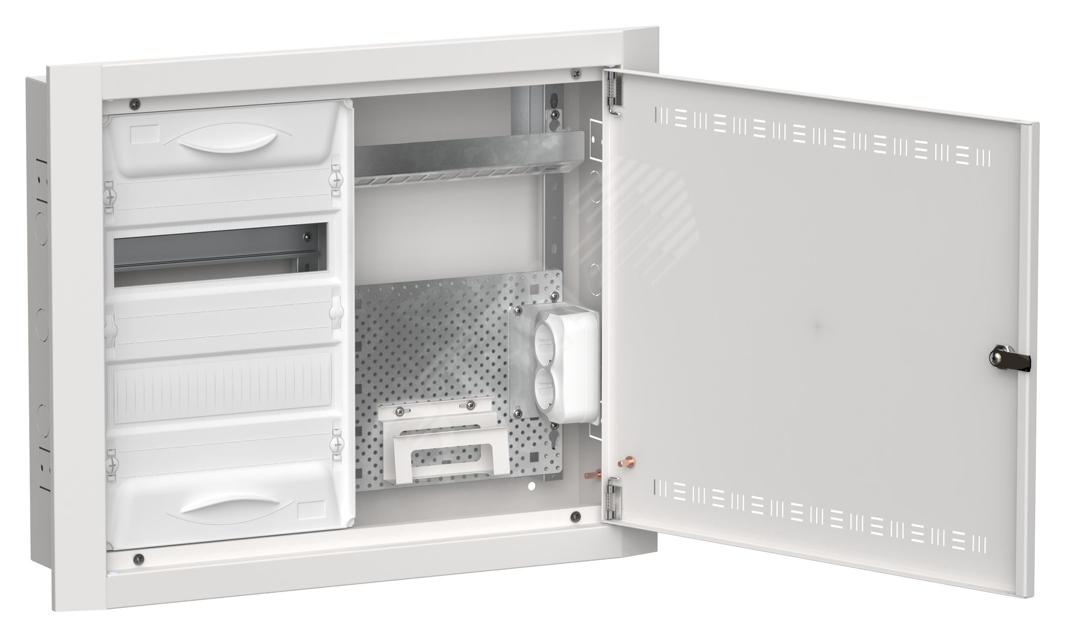 Изображение товара TITAN 5 Корпус комбинированный ЩРв-24 (2х24) 505х625х130мм IP30 белый (шт) Изображение товара TITAN 5 Корпус комбинированный ЩРв-24 (2х24) 505х625х130мм IP30 белый (шт)