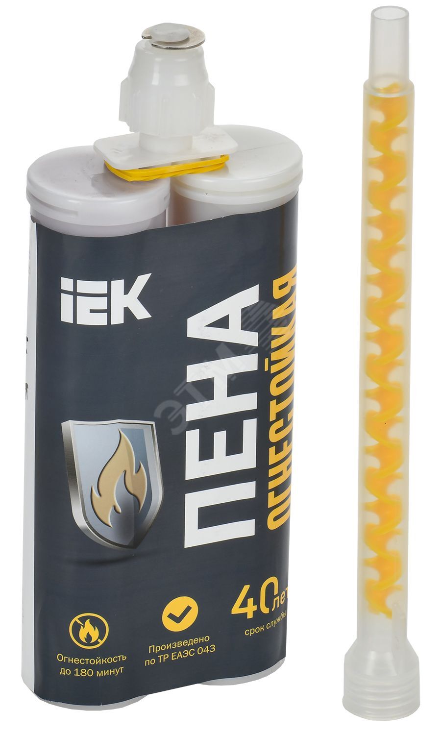 Изображение товара Огнестойкая пена IEK CPO12-3-380 0.38 л для пожаробезопасных проходок Изображение товара Огнестойкая пена IEK CPO12-3-380 0.38 л для пожаробезопасных проходок