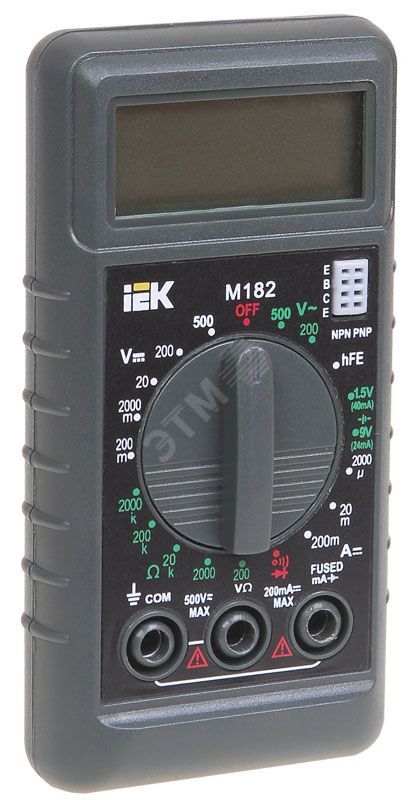 Изображение товара Мультиметр цифровой COMPACT M182 (шт) Изображение товара Мультиметр цифровой COMPACT M182 (шт)