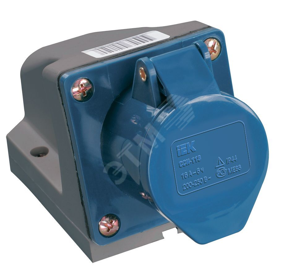 Розетка стационарная ССИ-123 2P+PE 32А 200-250В IP44