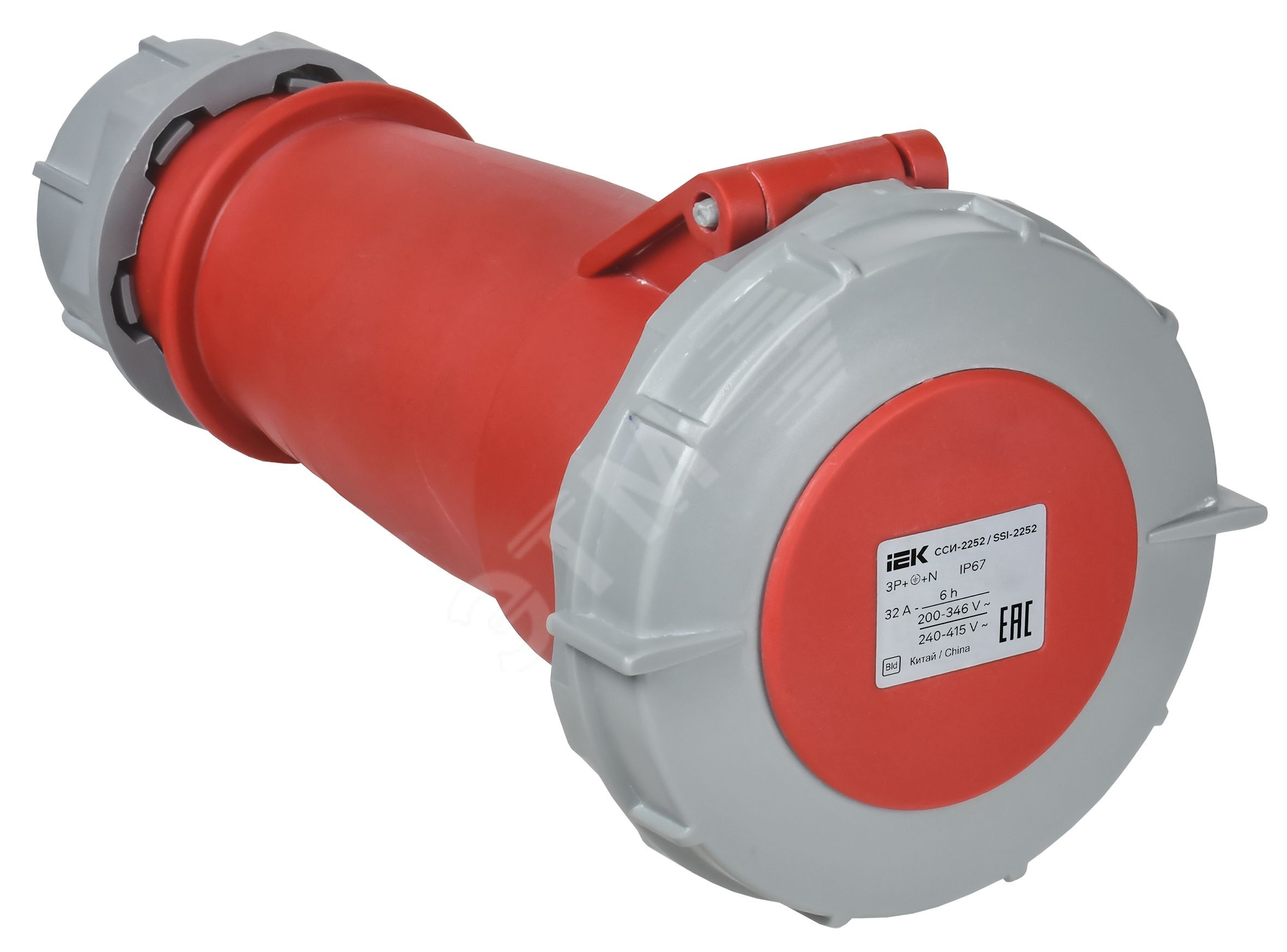 Изображение товара Розетка переносная ССИ-2252 32А-6ч 380В 3P+PE+N IP67 (шт) Изображение товара Розетка переносная ССИ-2252 32А-6ч 380В 3P+PE+N IP67 (шт)