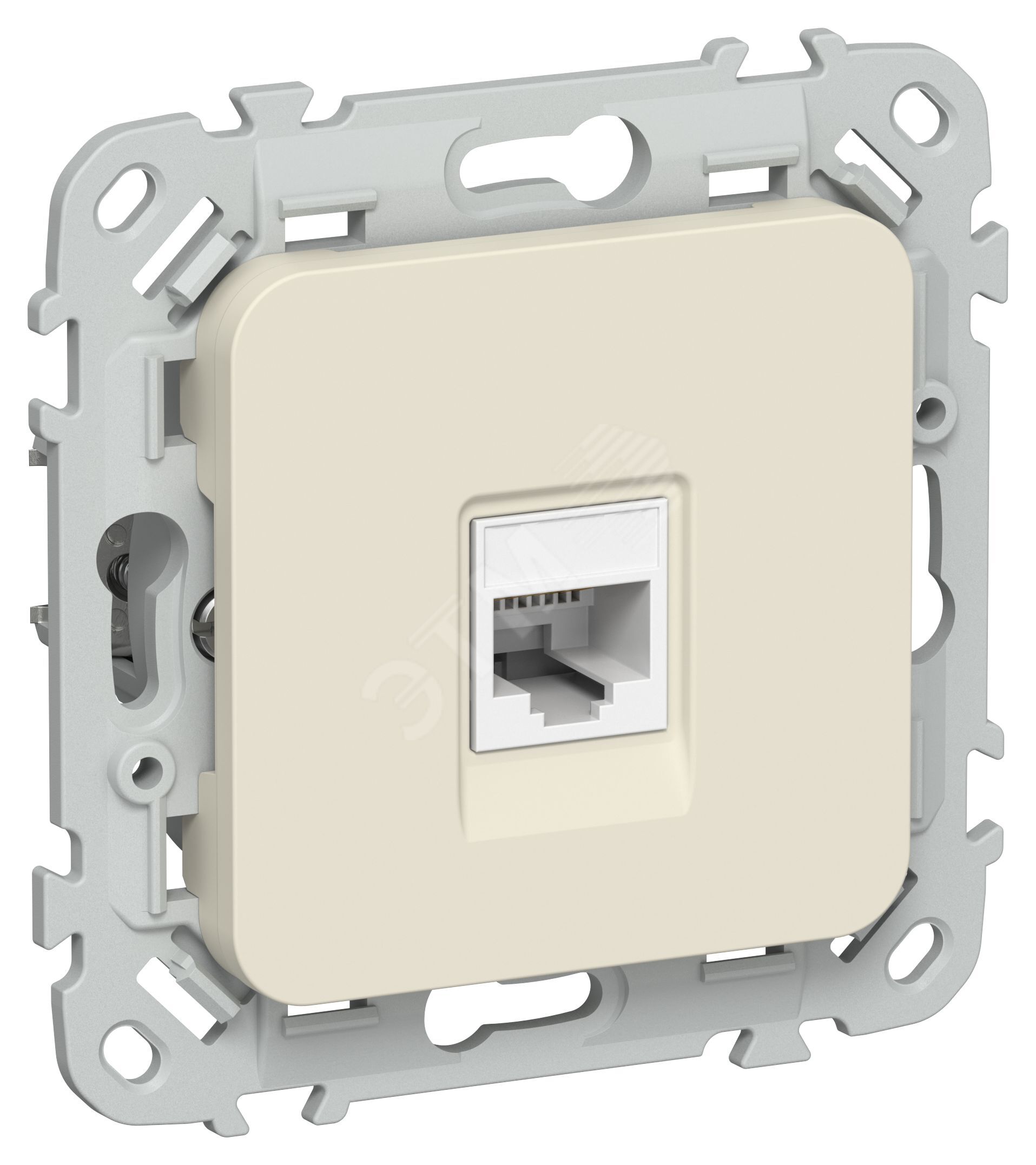Изображение товара FLITE Розетка компьютерная RJ45 категория 5Е UTP РК5е-1-0-ФлСл сливочный (шт) Изображение товара FLITE Розетка компьютерная RJ45 категория 5Е UTP РК5е-1-0-ФлСл сливочный (шт)