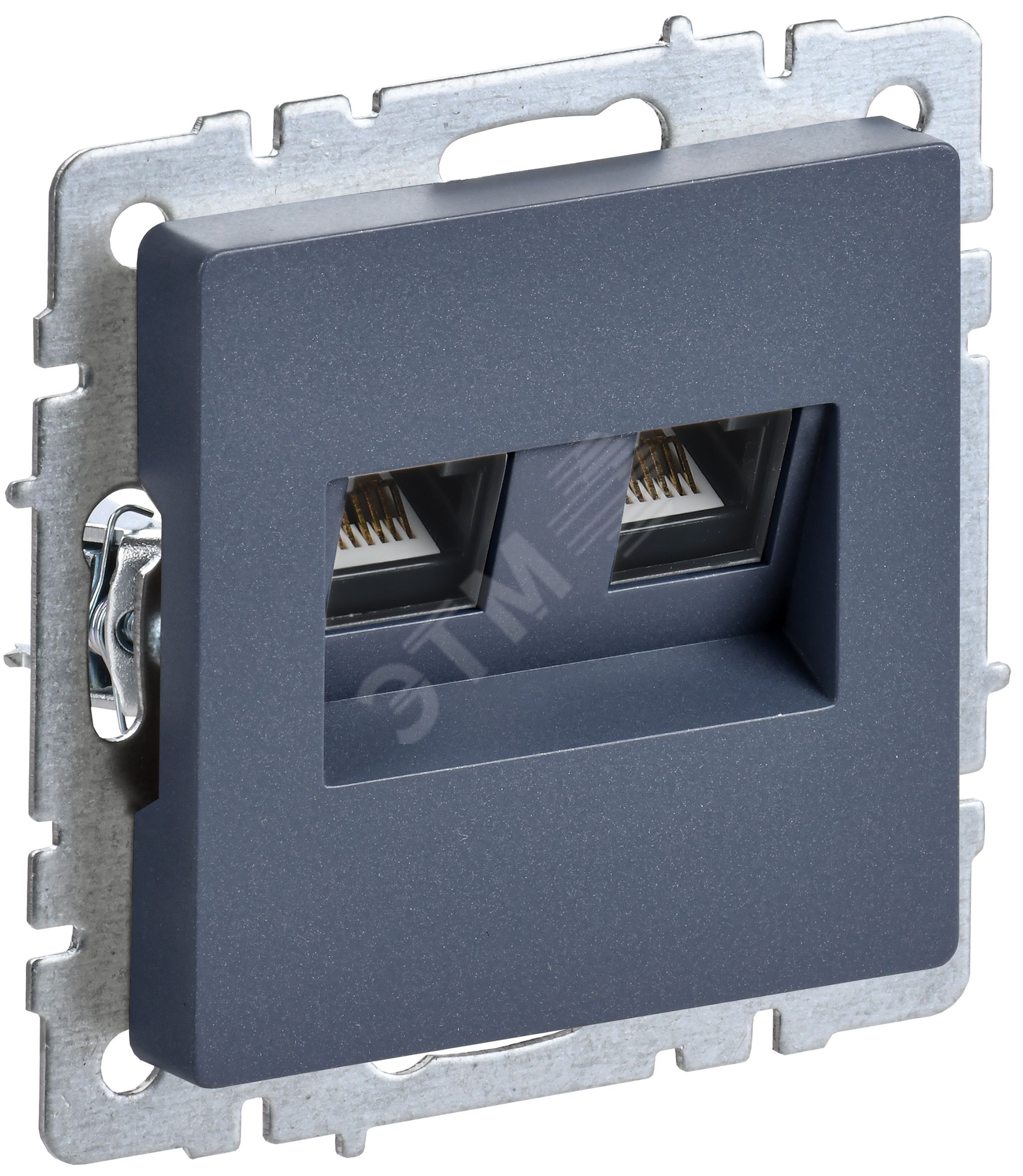 Изображение товара BRITE Розетка двойная RJ11+RJ45 кат.5E РК/Т12-БрМ маренго (шт) Изображение товара BRITE Розетка двойная RJ11+RJ45 кат.5E РК/Т12-БрМ маренго (шт)