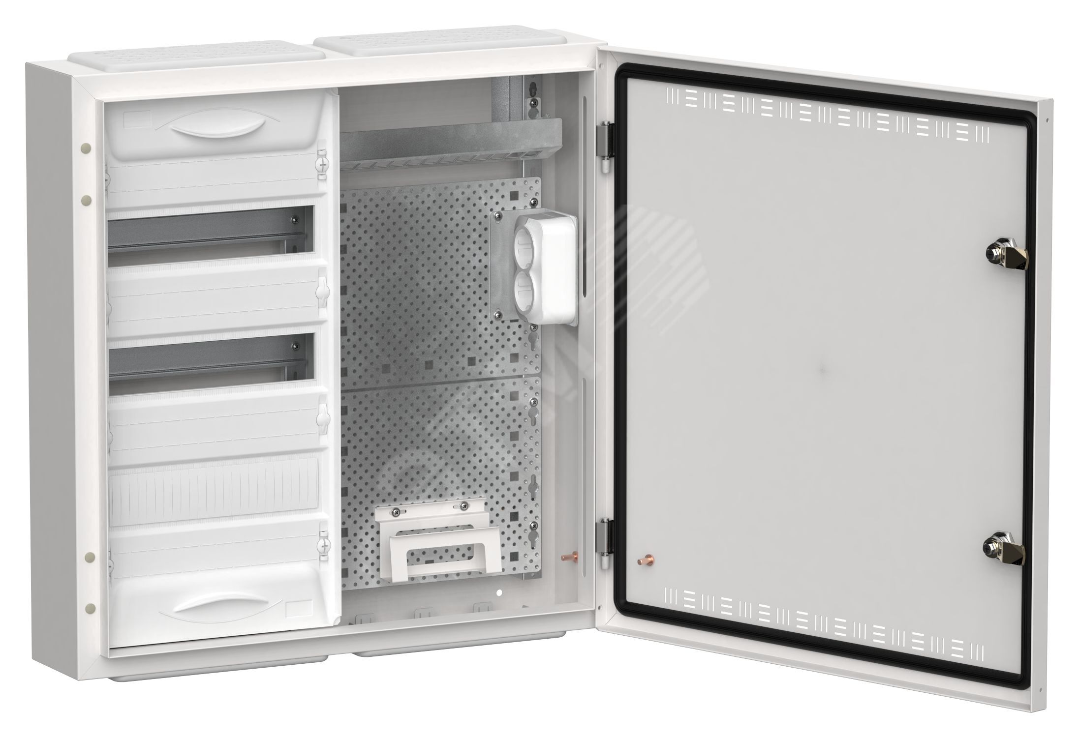 Изображение товара Щит распределительный комбинированный TITAN 5 IEK 36 модулей IP30 Изображение товара Щит распределительный комбинированный TITAN 5 IEK 36 модулей IP30