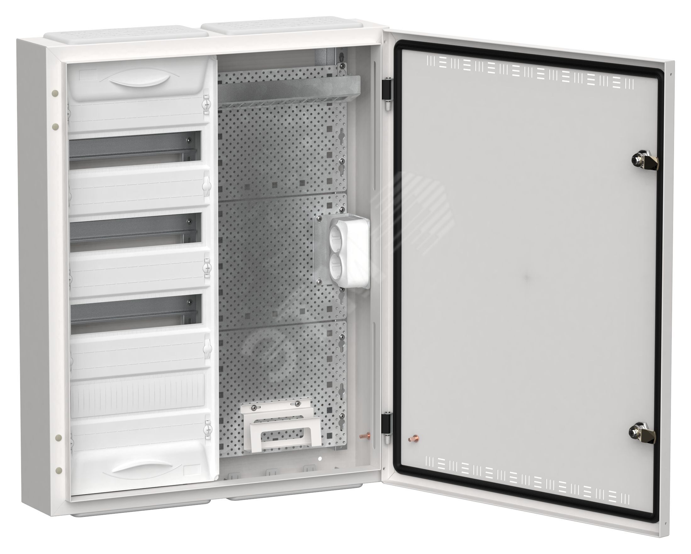 Изображение товара TITAN 5 Корпус комбинированный ЩРн-48 (2х48) 710х570х140мм IP30 белый (шт) Изображение товара TITAN 5 Корпус комбинированный ЩРн-48 (2х48) 710х570х140мм IP30 белый (шт)