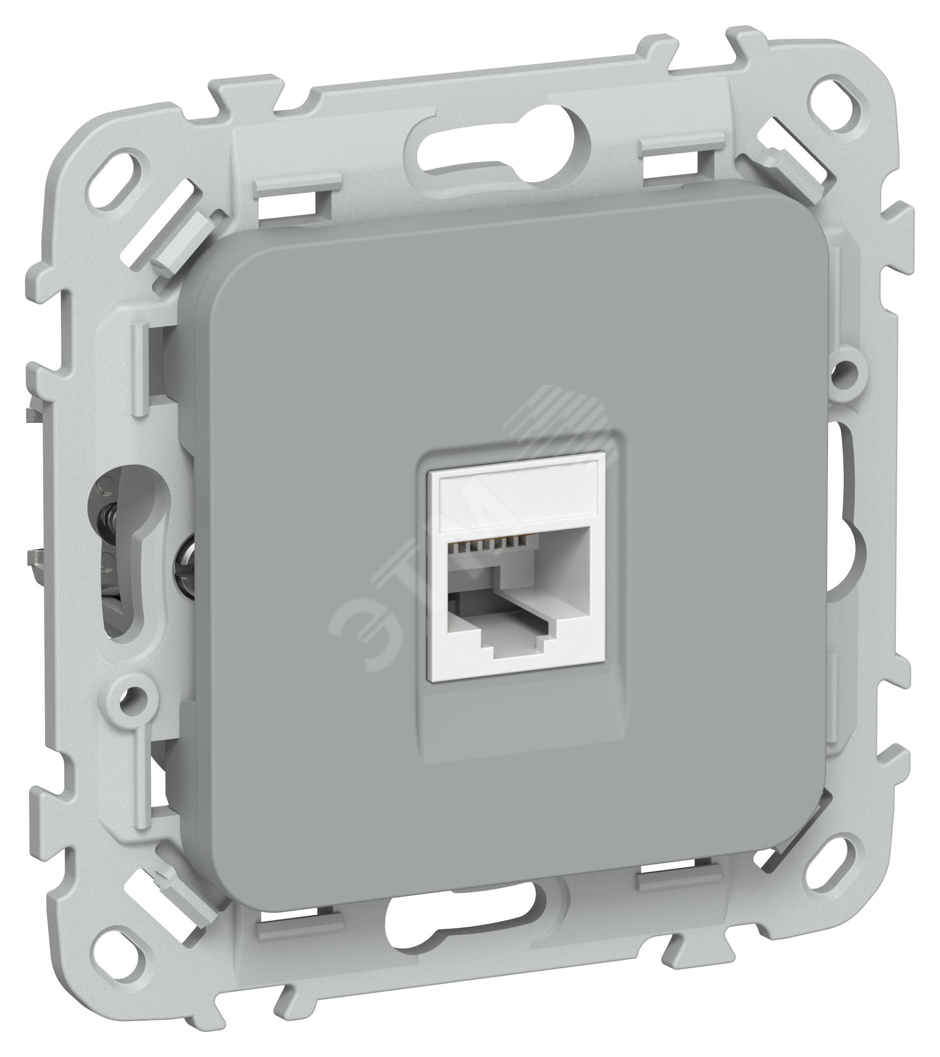 Изображение товара FLITE Розетка компьютерная RJ45 категория 6 UTP РК6-1-0-ФлС серый (шт) Изображение товара FLITE Розетка компьютерная RJ45 категория 6 UTP РК6-1-0-ФлС серый (шт)