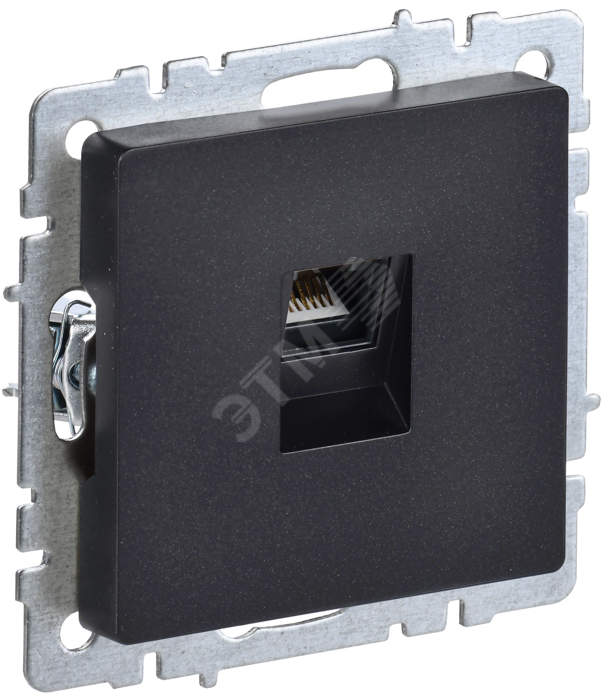 Изображение товара Розетка компьютерная RJ45 кат.6 РК11-БрЧ черный BRITE (шт) Изображение товара Розетка компьютерная RJ45 кат.6 РК11-БрЧ черный BRITE (шт)