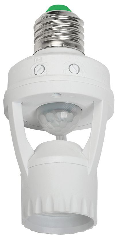 Изображение товара Датчик движения ДД-045 E27 60Вт 360град 6м IP20 белый (шт) Изображение товара Датчик движения ДД-045 E27 60Вт 360град 6м IP20 белый (шт)