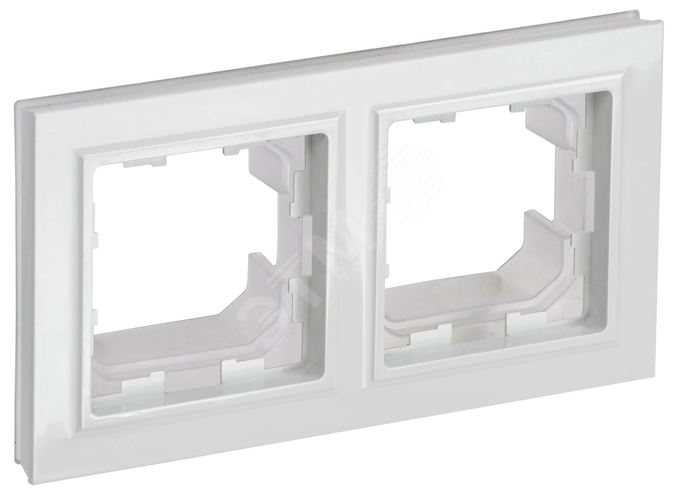 BRITE Рамка 2-местная IP44 РУ-2-БрБ-44 белый