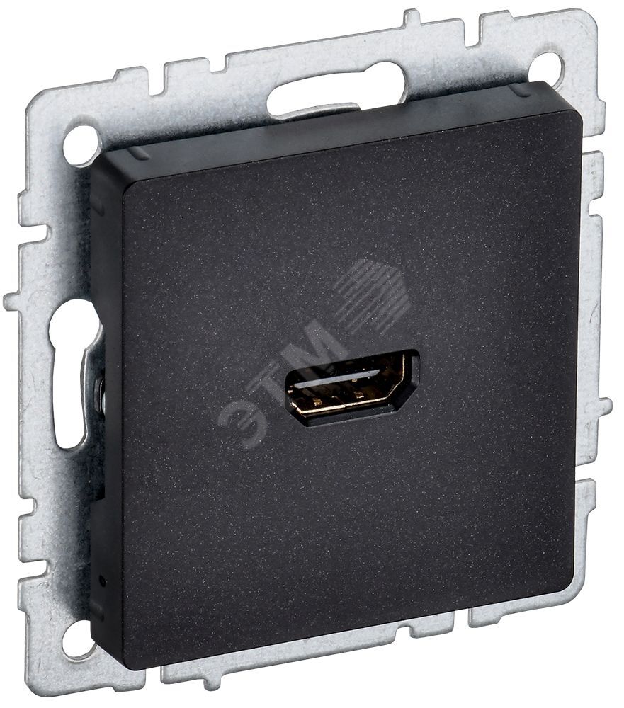 Изображение товара BRITE Розетка HDMI РHDMI-0-БрЧ черный (шт) Изображение товара BRITE Розетка HDMI РHDMI-0-БрЧ черный (шт)