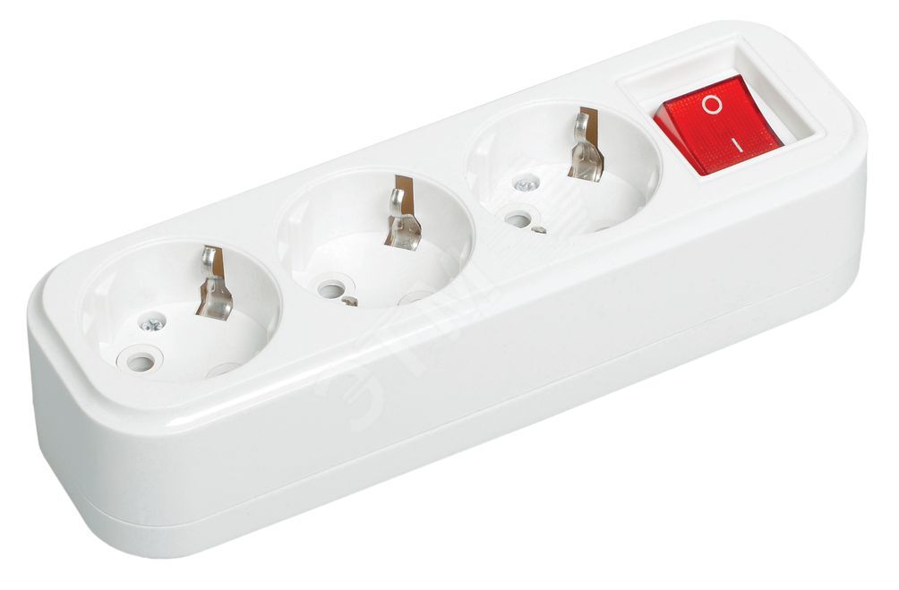 Изображение товара Колодка 3-постовая IEK CLASSIC K03B (IP20, 16А, белая)