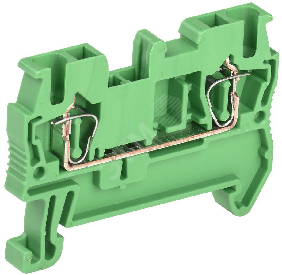 Изображение товара Клемма пружинная КПИ 2в-1,5 17,5А зеленая (шт) Изображение товара Клемма пружинная КПИ 2в-1,5 17,5А зеленая (шт)
