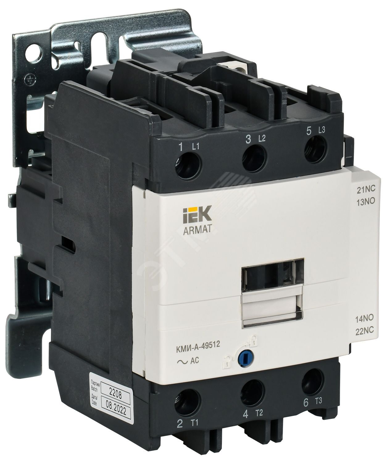 Изображение товара Контактор КМИ-А-49512 LC1D 95А 400В/АС3 1NO/1NC ARMAT (шт)