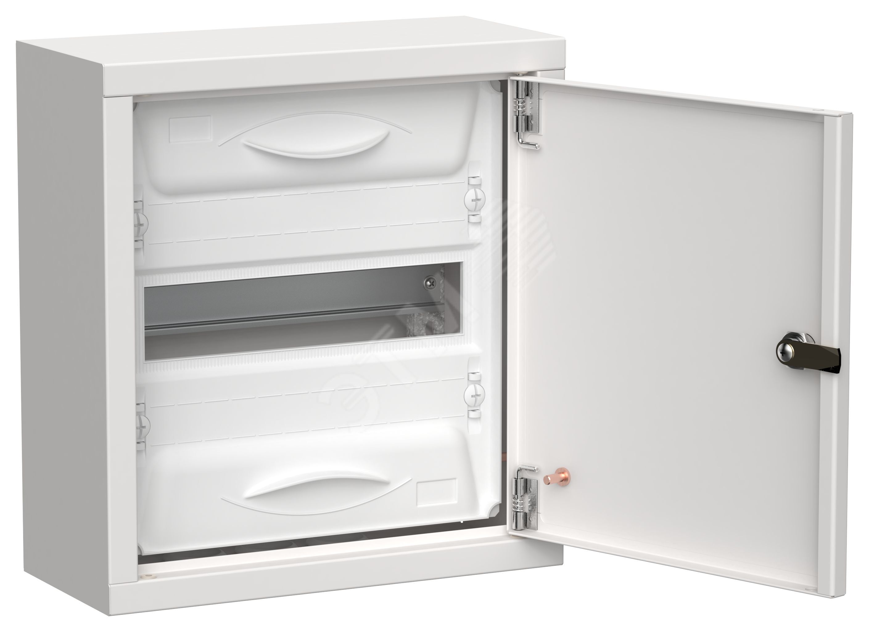 Изображение товара TITAN 5 Корпус металлический ЩРн-12 (1х12) 335х310х140мм IP31 белый (одна дверь) (шт) Изображение товара TITAN 5 Корпус металлический ЩРн-12 (1х12) 335х310х140мм IP31 белый (одна дверь) (шт)