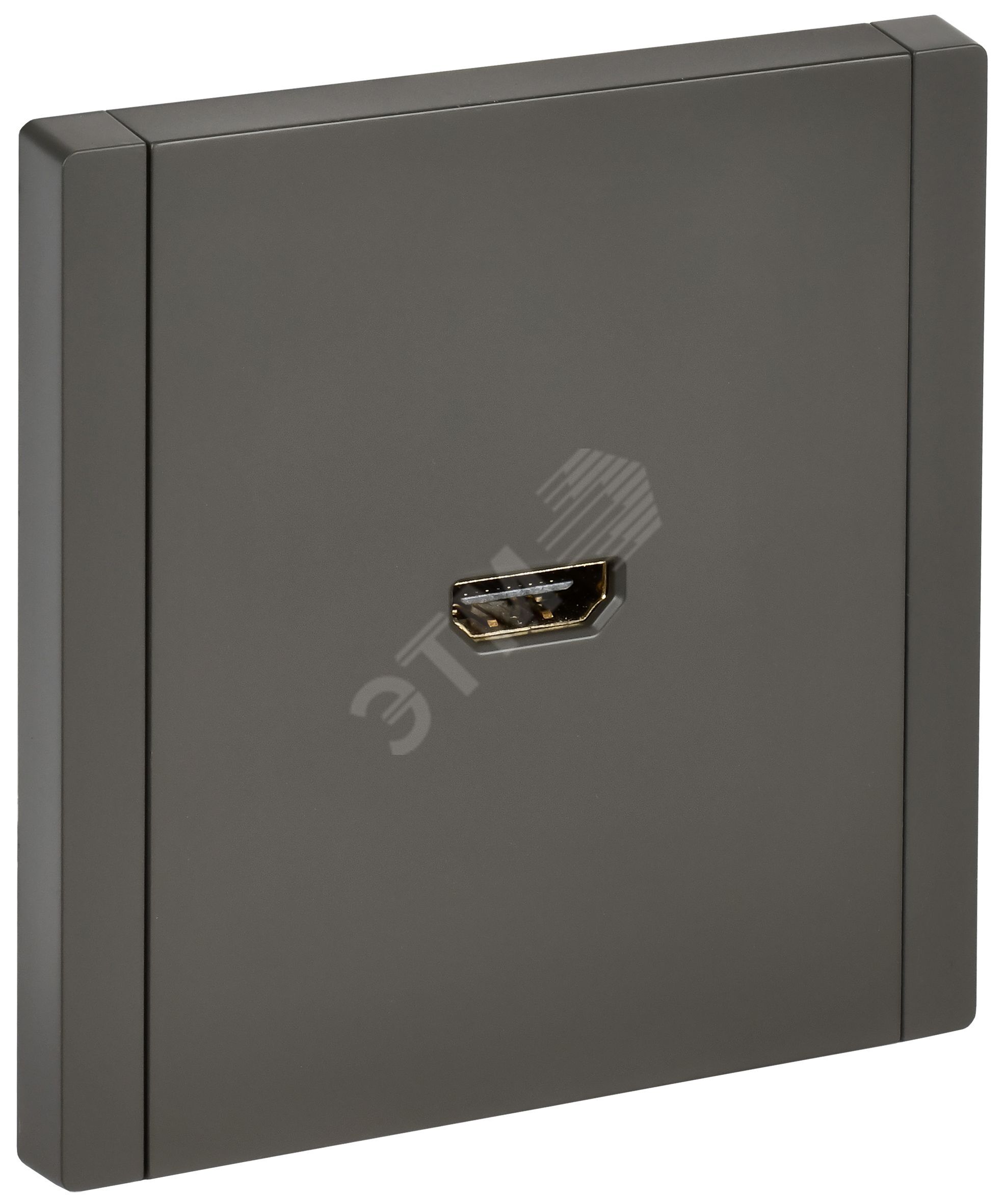 Изображение товара Розетка HDMI IEK FORTE&PIANO FP340 серый для мультимедиа устройств