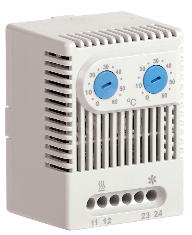 Изображение товара Термостат IEK YCE-DTNO-NO-60 Двухканальный 0…60°C NO+NO