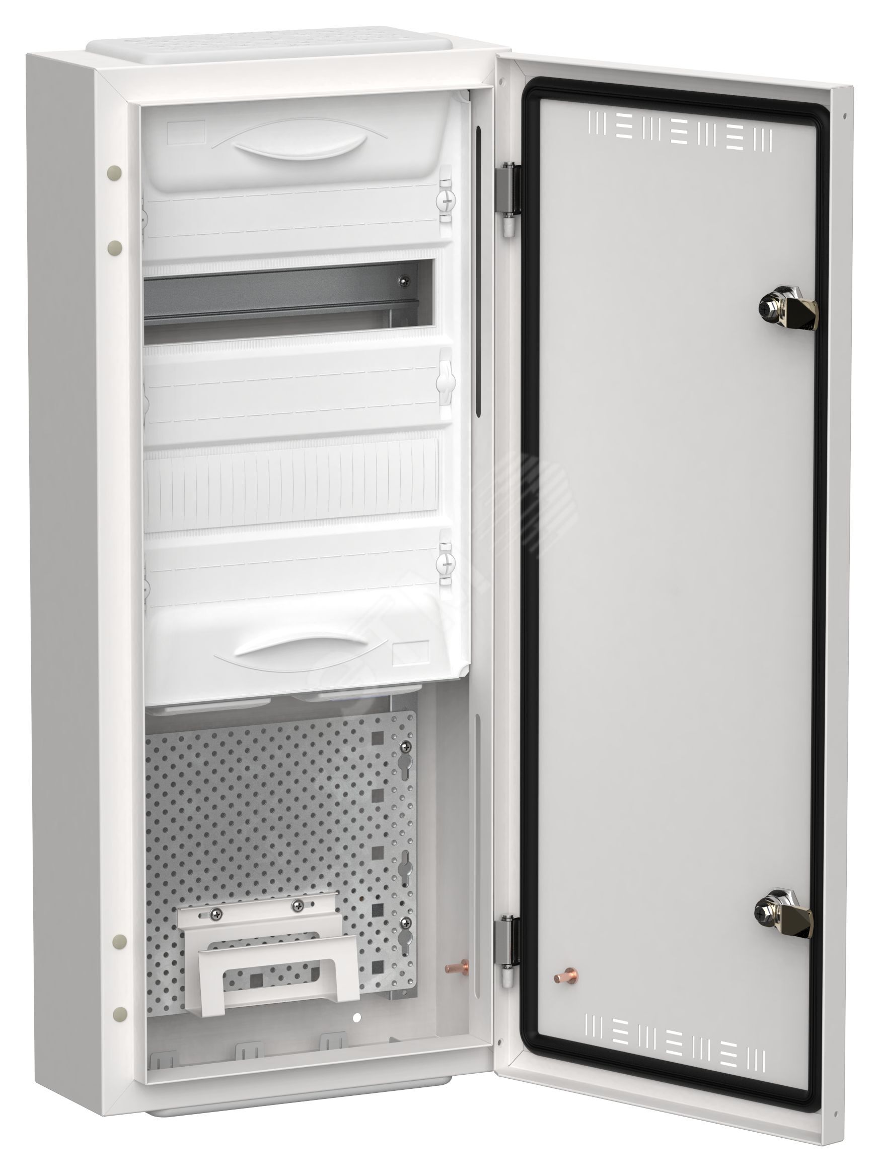 Изображение товара Щит распределительный IEK TITAN 5 24 модуля IP30 для квартир и офисов Изображение товара Щит распределительный IEK TITAN 5 24 модуля IP30 для квартир и офисов
