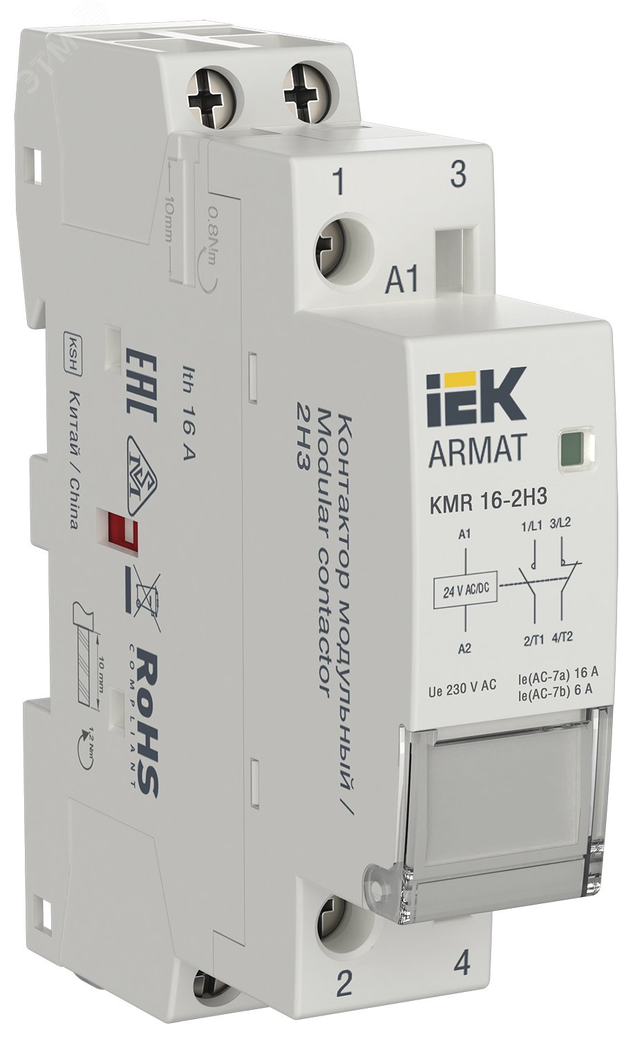 ARMATКонтактормодульныйKMR16А24ВAC/DC2НЗIEK