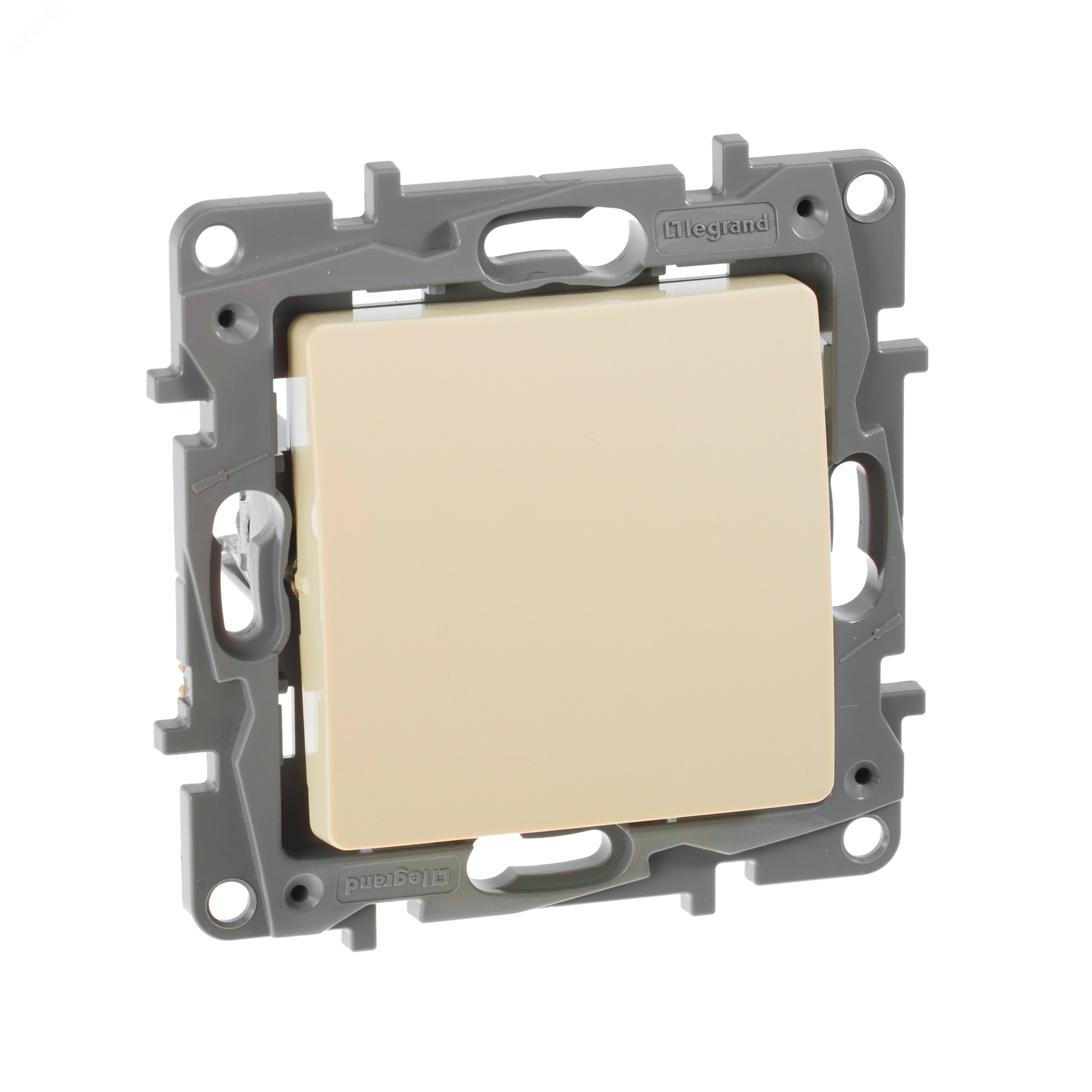 Изображение товара Выключатель 1-клавишный ETIKA 10А слоновая кость