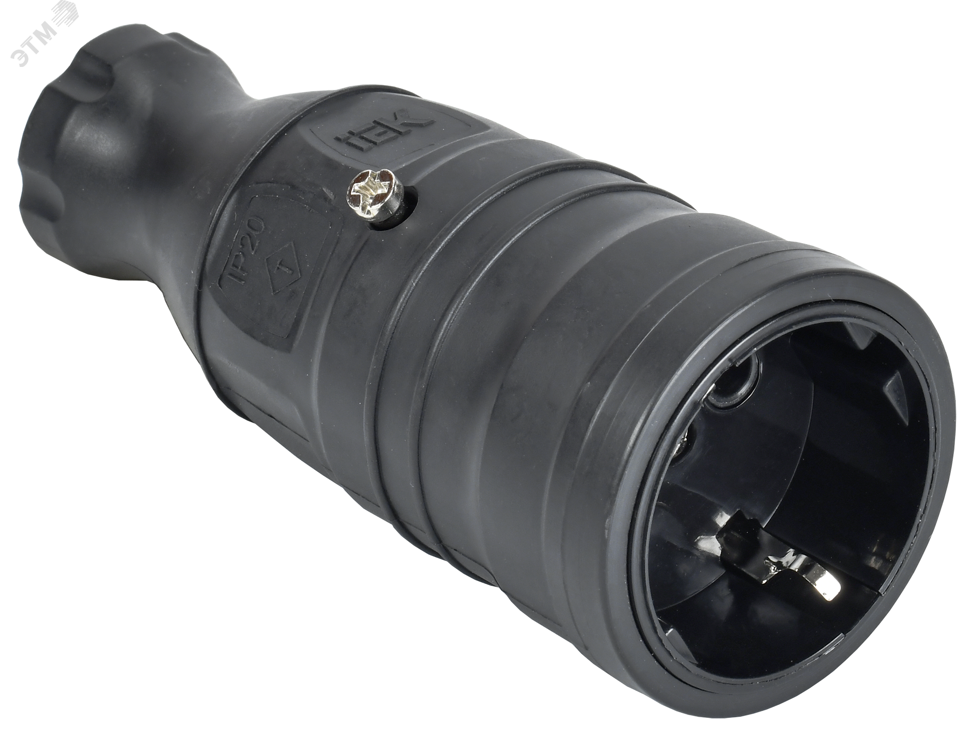 Изображение товара OMEGA Розетка переносная РБп14-1-0м IP20 черная