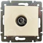 Изображение товара Проходная TV-розетка VALENA IEK для монтажа по длине линии бежевый